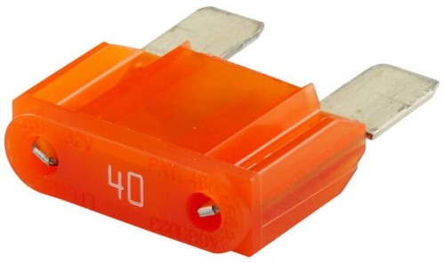 Bezpiecznik płaski Maxi, 40AL=34.1 mm pomarańczowy op. 10 szt. Hella 8JS728595151 - Intertraktor