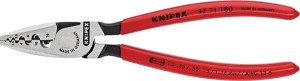 Szczypce do zaciskania tulejek kablowych Knipex, 180 mm TA9771180