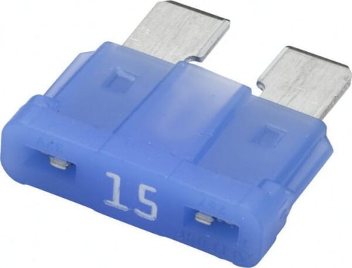Bezpiecznik płaski, 32V 15A L=18.6 mm niebieski op. 50 szt. Hella 8JS711687002 - Intertraktor