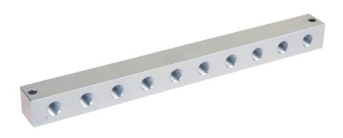 Blok rozdzielający 10 przyłączy M10x1 CLNB10M1010 - Intertraktor