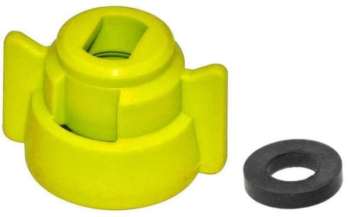Pokrywka dyszy, bagnet, SW8, żółty, z uszczelką, 25 szt., Geoline 8253001P025 - Intertraktor