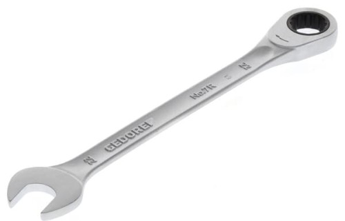 Klucz płasko-oczkowy z grzechotką, 22 mm, Gedore SL7R22 - Intertraktor