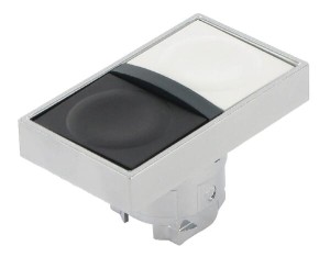 Przycisk podwójn. biały/czarny ZB4BA8112