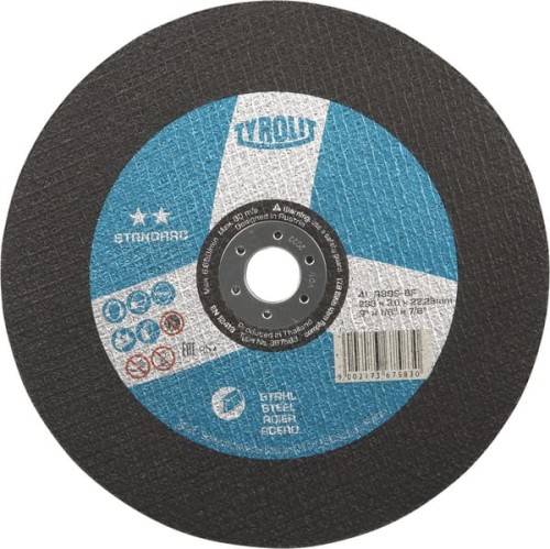 Tarcza do ciecia stali Standard Tyrolit, płaska, 230 x 3,0 mm 367583 - Intertraktor