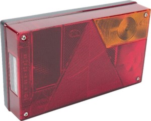 Lampa tylna zespolona, prostokątna prawa 12V przykręcana Multipoint Aspöck 245200007