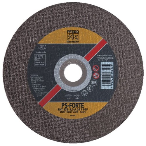 Tarcza tnąca do stali PS-Forte płaska Pferd, 230 x 1,9 x 22,5 mm GD23019MP - Intertraktor