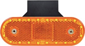 Lampa obrysowa LED, prostokątna, 12/24V z przewodem i uchwytem Kramp LA30118