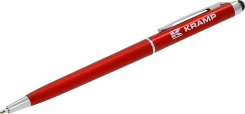 Długopis ABS z rysikiem, czerwony KRA00900019031 - Intertraktor