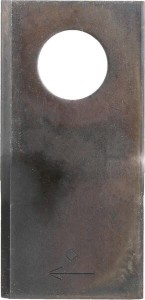 Nożyk kosiarki rotacyjnej prawy 100x48x3 mm otwór Ø 23 mm okrągły pasuje do Mörtl 25 szt. T683RKR