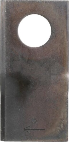 Nożyk kosiarki rotacyjnej prawy 100x48x3 mm otwór Ø 23 mm okrągły pasuje do Mörtl 25 szt. T683RKR - Intertraktor