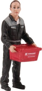 Figurka pracownika z pudełkiem Kramp KRA32400