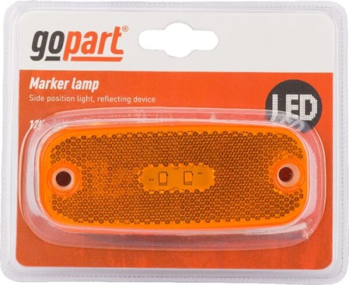 Lampa obrysowa boczna LED, pomarańczowa 12/24V LA35061 - Intertraktor
