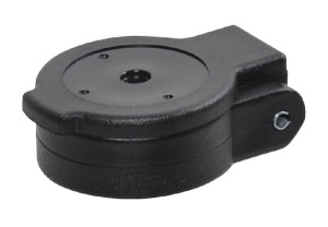 Pokrywa gniazda szybkozłącza z otworem na klips znakujący, czarna 3/8" SKV9F101CL