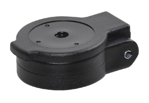Pokrywa gniazda szybkozłącza z otworem na klips znakujący, czarna 3/8" SKV9F101CL - Intertraktor