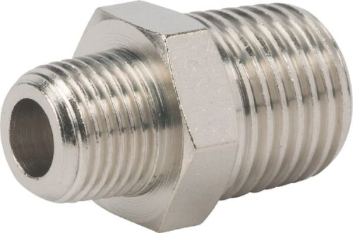Łącznik dwustronny gwint stożkowy 1/4"x1/2" BSPT PN1412T - Intertraktor