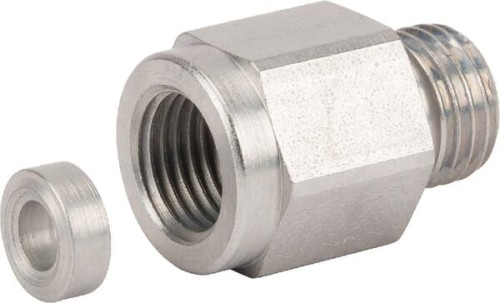 Przyłącze manometru M16x1.5 10L R1/4 BSP MAS10LR14 - Intertraktor