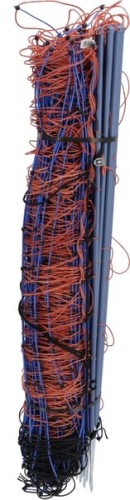 Siatka ogrodzeniowa 90 cm z pojedynczym kolcem, 50 m pomarańczowa/niebieska, TitanNet Premium 27810 - Intertraktor