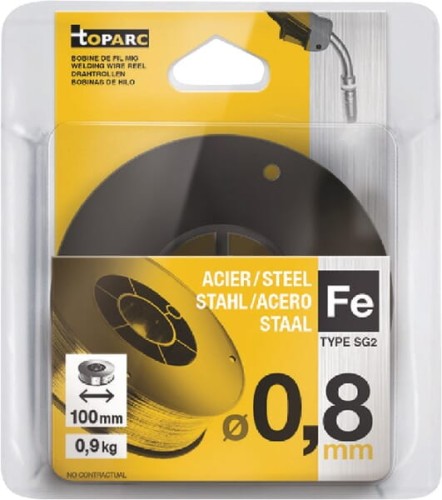Drut spawalniczy SG2 0.8 mm 0.9 kg 086609GYS - Intertraktor