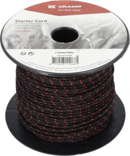 Linka rozrusznika 2.5 mm x 100 m czarna  KR0251000B - Intertraktor