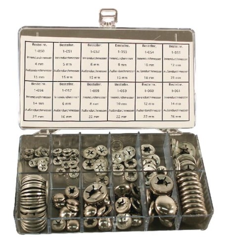 Zestaw pierścieni zabezpieczających Starlock, 140 i 50 pierścieni Starlock z osłoną FGP000712 - Intertraktor