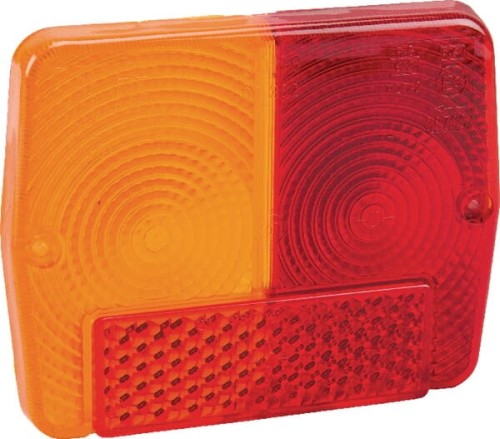 Klosz lampy, czerwony/pomarańczowy tylny lewy Cobo 02382210 - Intertraktor
