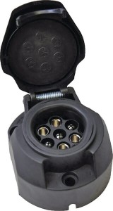 Gniazdo 7-styk. 12V z tworzywa LA403001