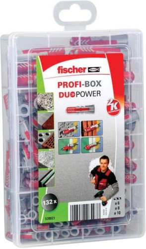 Asortyment kołków rozporowych Profi-Box Duopower 132 szt. 538621 - Intertraktor