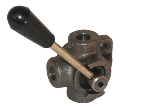 Rozdzielacz obrotowy 3-drożny, typ A 3/8 BSP DH053A - Intertraktor