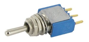 Przełącznik, mały, On-OFF-ON, 1-biegunowy 5239CDB
