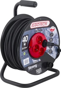 Przedłużacz zwijany gumowy, 40 m 1760751240