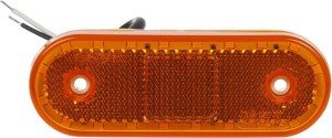 Lampa obrysowa LED, prostokątna, 12/24V z przewodem i uchwytem Kramp LA30119