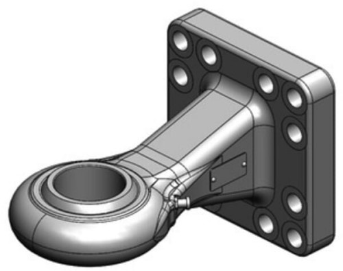 Zaczep oczkowy z kołnierzem 00665181A02 - Intertraktor