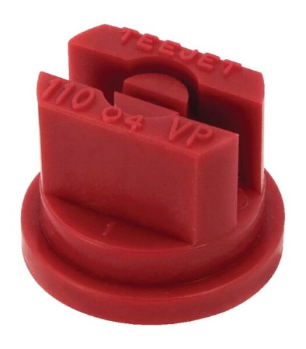 Rozpylacz płaskostrumieniowy TP 110° 04 czerwony z tworzywa sztucznego TeeJet TP11004VP - Intertraktor