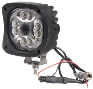 Lampa robocza LED z kamerą, kwadratowa CAS66090KR