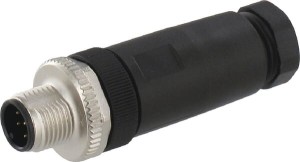 Wtyczka, 8-biegunowa, męska, M12 Cod-A BI71308M