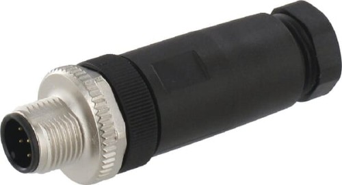 Wtyczka, 8-biegunowa, męska, M12 Cod-A BI71308M - Intertraktor
