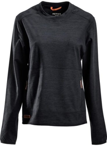 Bluza polarowa, okrągły dekolt, damska, antracytowa, roz. XS KW506701811046 - Intertraktor