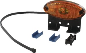 Lampa obrysowa LED, owalna 12V pomarańczowa przykręcana Aspöck 312369027