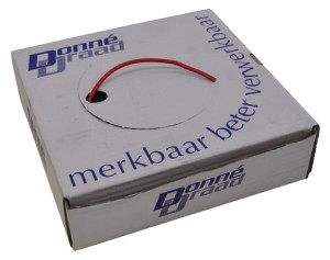 Przewód elektryczny 1 x 1.5 mm² czerwony podwójnie izolowany  KA1154D