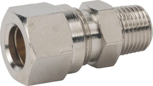 Złącze proste, złącze 4 mm na pierścień zacinający / gwint zew. 1/8" BSPT SCCRT418 - Intertraktor