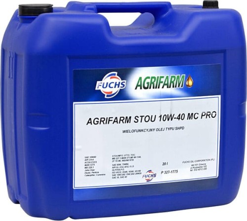 Olej Agrifarm Stou 10W40 MC PRO, 20 l 1074530520 - Intertraktor