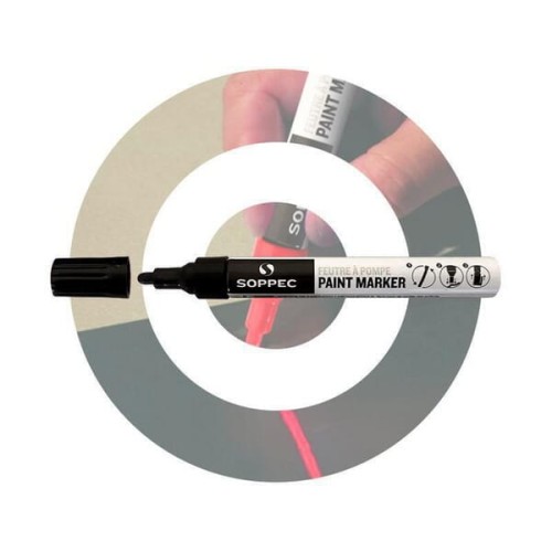 Marker farbowy, czarny 551603SOP - Intertraktor