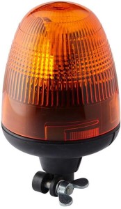 Lampa błyskowa halogenowa, obrotowa, 24V, pomarańczowa, na uchwyt, Ø 135 mm x 222 mm, Rotaflex Hella 2RL006846011