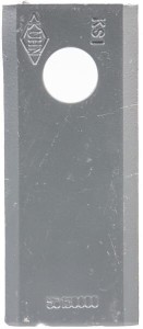 Nożyk kosiarki rotacyjnej lewy/prawy 94x40x3 mm otwór Ø 16.25 mm okrągły pasuje do Kuhn/New Holland 25 szt. 56150000