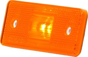 Lampa obrysowa LED, prostokątna, 12/24V z przewodem Kramp LA30141