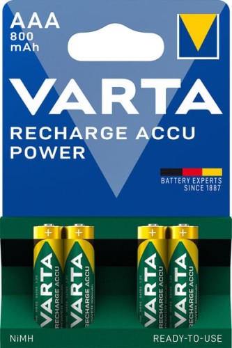 Akumulator AAA/LR03 NI-MH 1.2V 800mAh 4 szt. VT56703 - Intertraktor