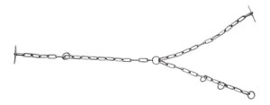 Łańcuch żłobowy, Ø 8 mm 1550160058