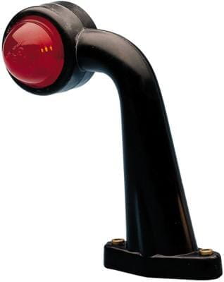 Lampa obrysowa 5W 12V czerwona/biała przykręcana Hella 2XS950071031 - Intertraktor