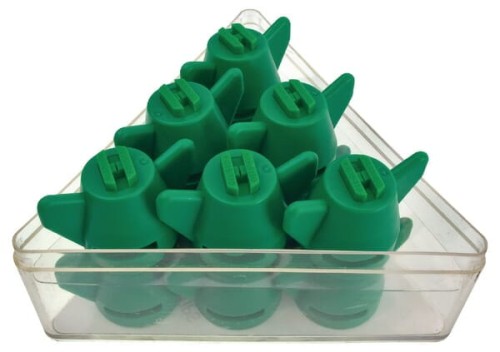 Rozpylacz płaskostrumieniowy 110° 015 zielony syntetyczny 12 szt. Hardi 6200755628 - Intertraktor