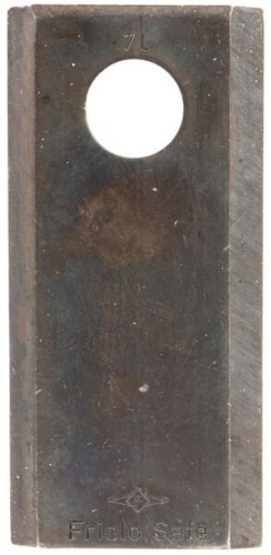 Nożyk kosiarki rotacyjnej lewy/prawy 107x50x4 mm otwór Ø 19 mm okrągły pasuje do PZ/Vicon 25 szt. VGXD570KR - Intertraktor